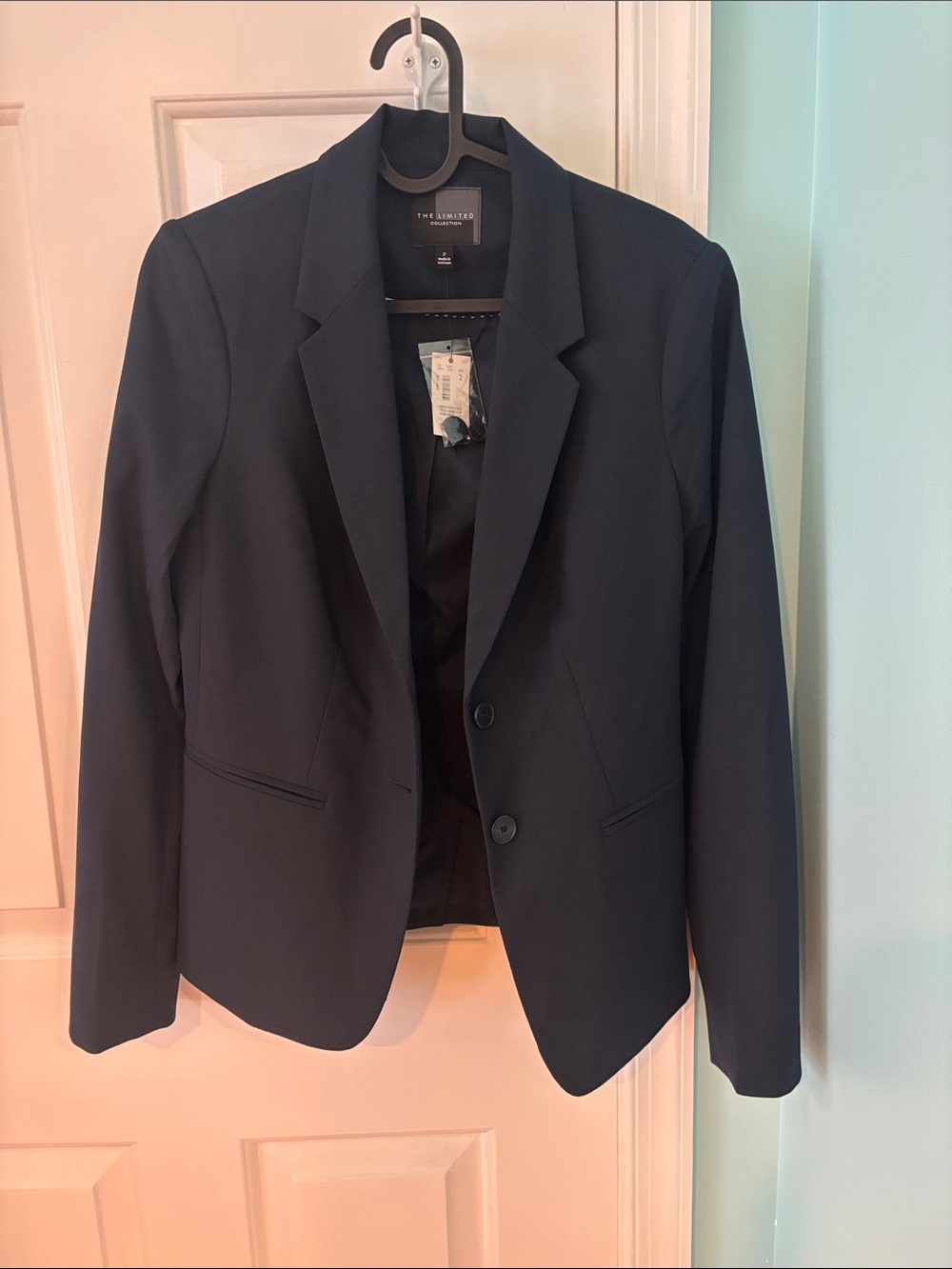 The Limited Women's Navy Two-Button Blazer